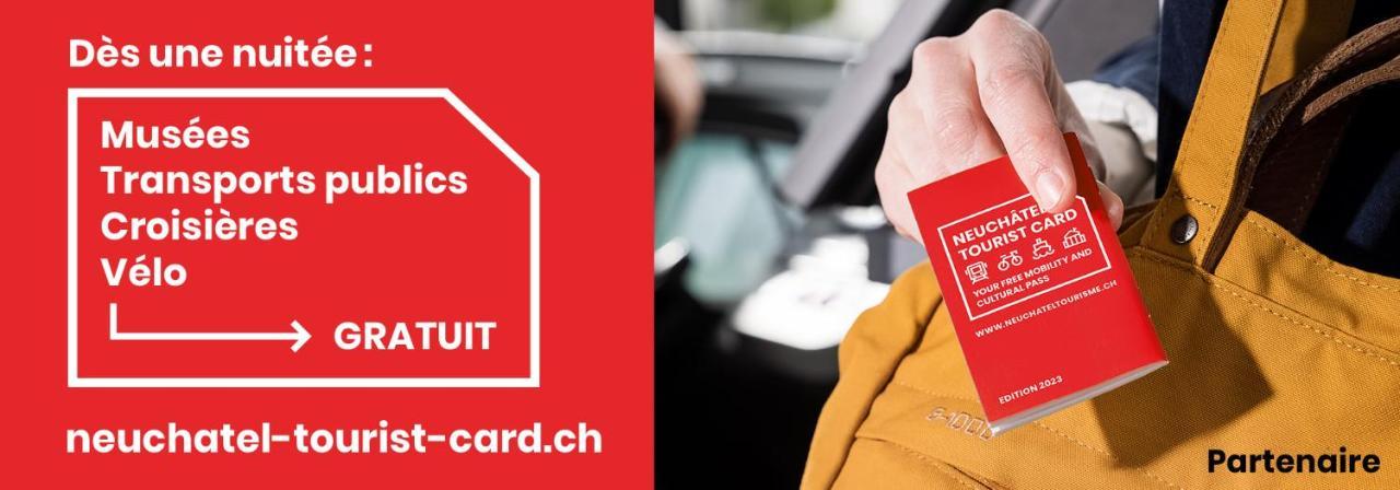 Appartement Luna Avec Parking Couvert Prive Le Locle Dış mekan fotoğraf